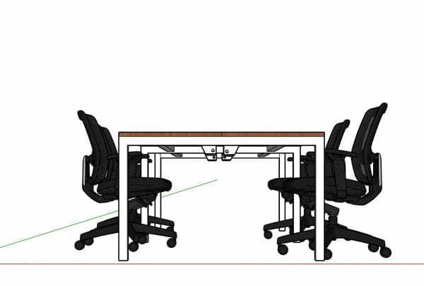 estacion de trabajo para 4 personas