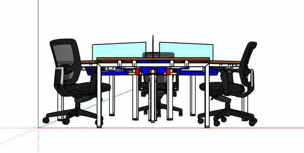 Estacion de trabajo 3 personas 1